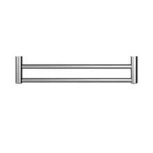 Mecca Care 25mm Double Towel Grab Rail 600mm Chrome