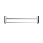 Mecca Care 25mm Double Towel Grab Rail 600mm Chrome