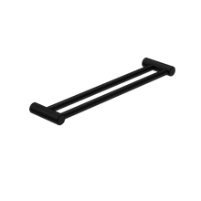 Mecca Care 25mm Double Towel Grab Rail 600mm Matte Black