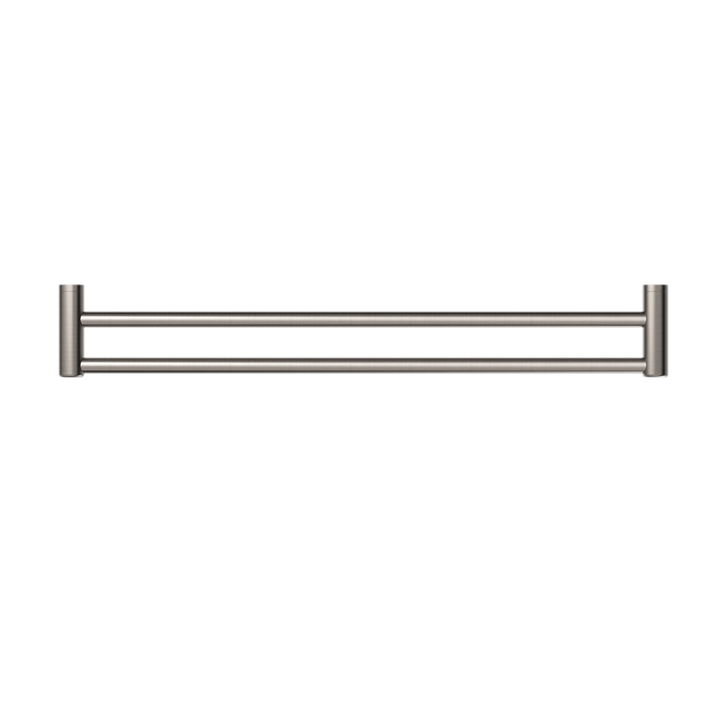 Mecca Care 25mm Double Towel Grab Rail 900mm Brushed Nickel