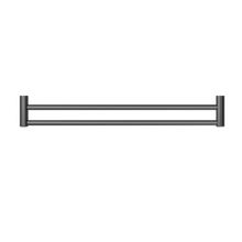Mecca Care 25mm Double Towel Grab Rail 900mm Gun Metal