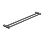 Mecca Care 25mm Double Towel Grab Rail 900mm Gun Metal