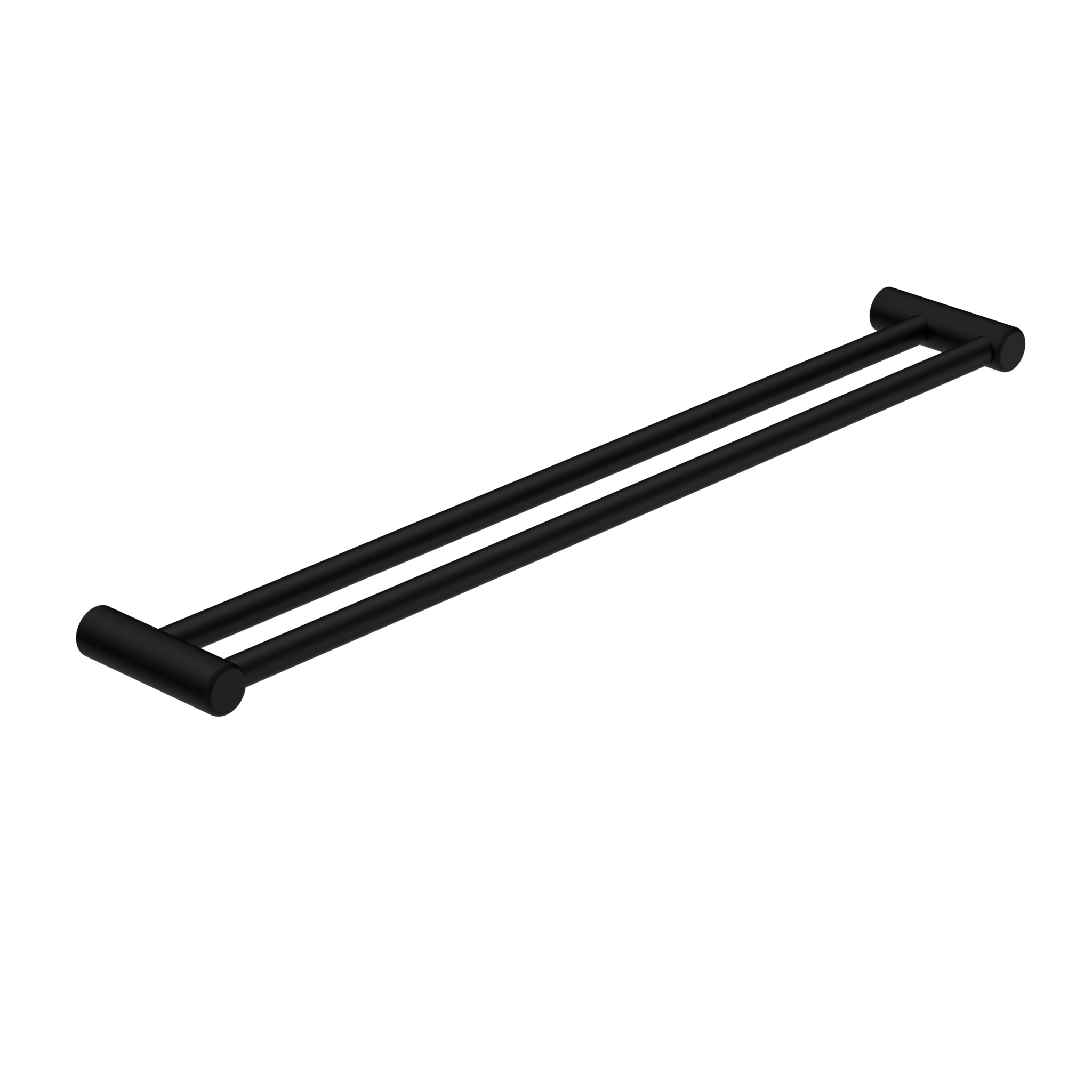 Mecca Care 25mm Double Towel Grab Rail 900mm Matte Black