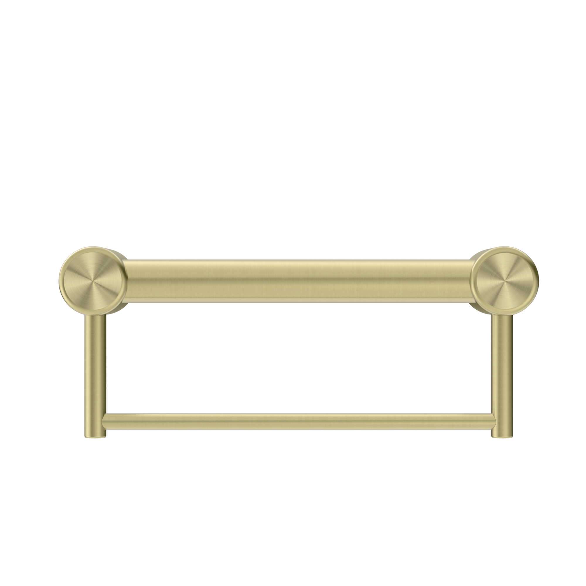 Mecca Care 32mm Grab Rail With Towel Holder 300mm Brushed Gold