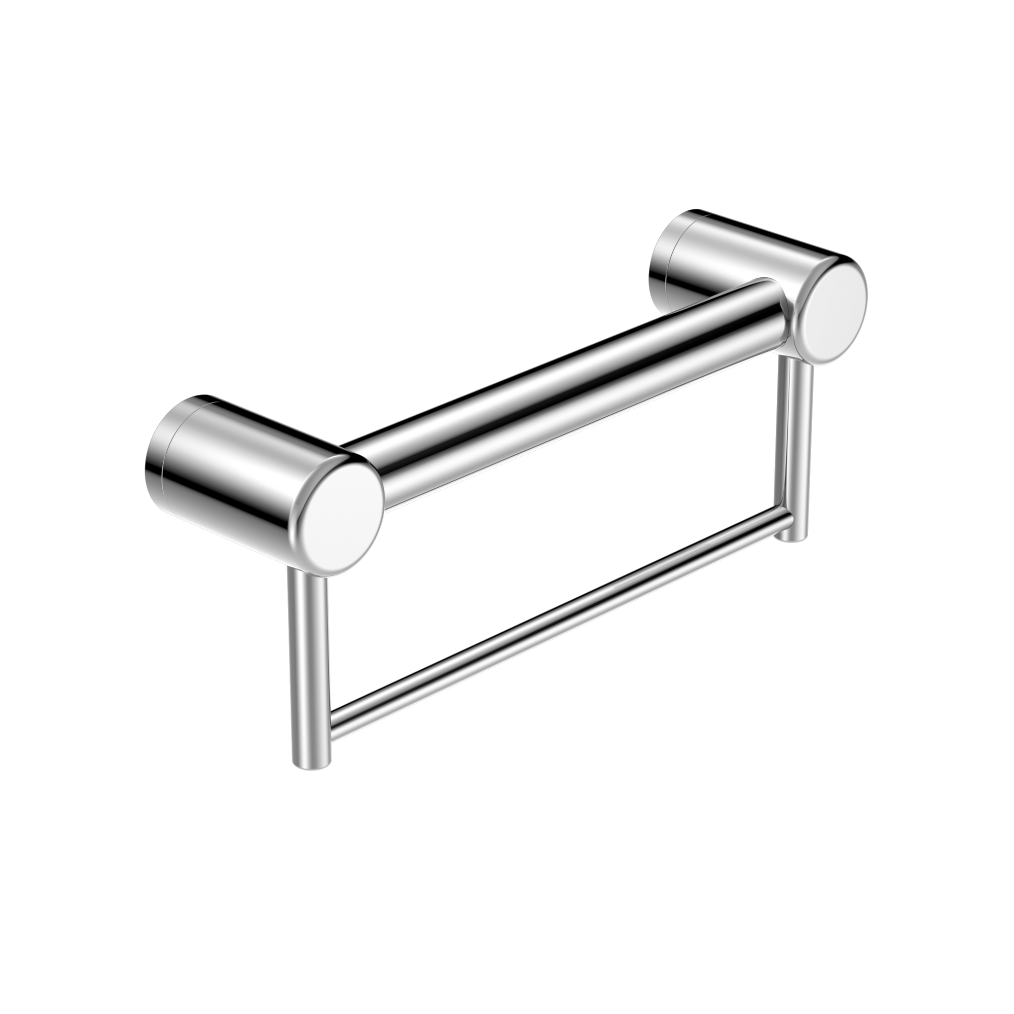 Mecca Care 32mm Grab Rail With Towel Holder 300mm Chrome
