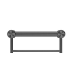 Mecca Care 32mm Grab Rail With Towel Holder 300mm Gun Metal