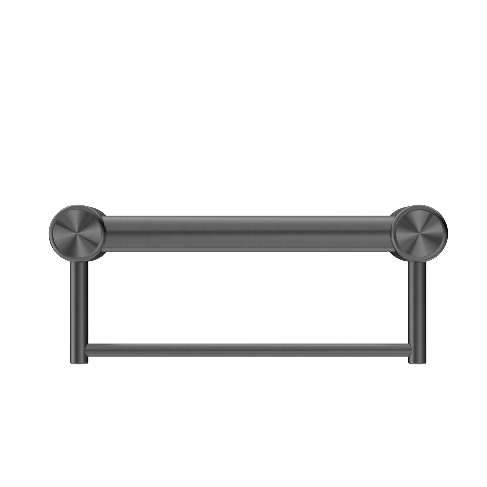 Mecca Care 32mm Grab Rail With Towel Holder 300mm Gun Metal