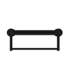 Mecca Care 32mm Grab Rail With Towel Holder 300mm Matte Black