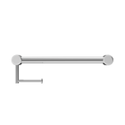 Mecca Care 32mm Grab Rail With Toilet Roll Holder 450mm Chrome