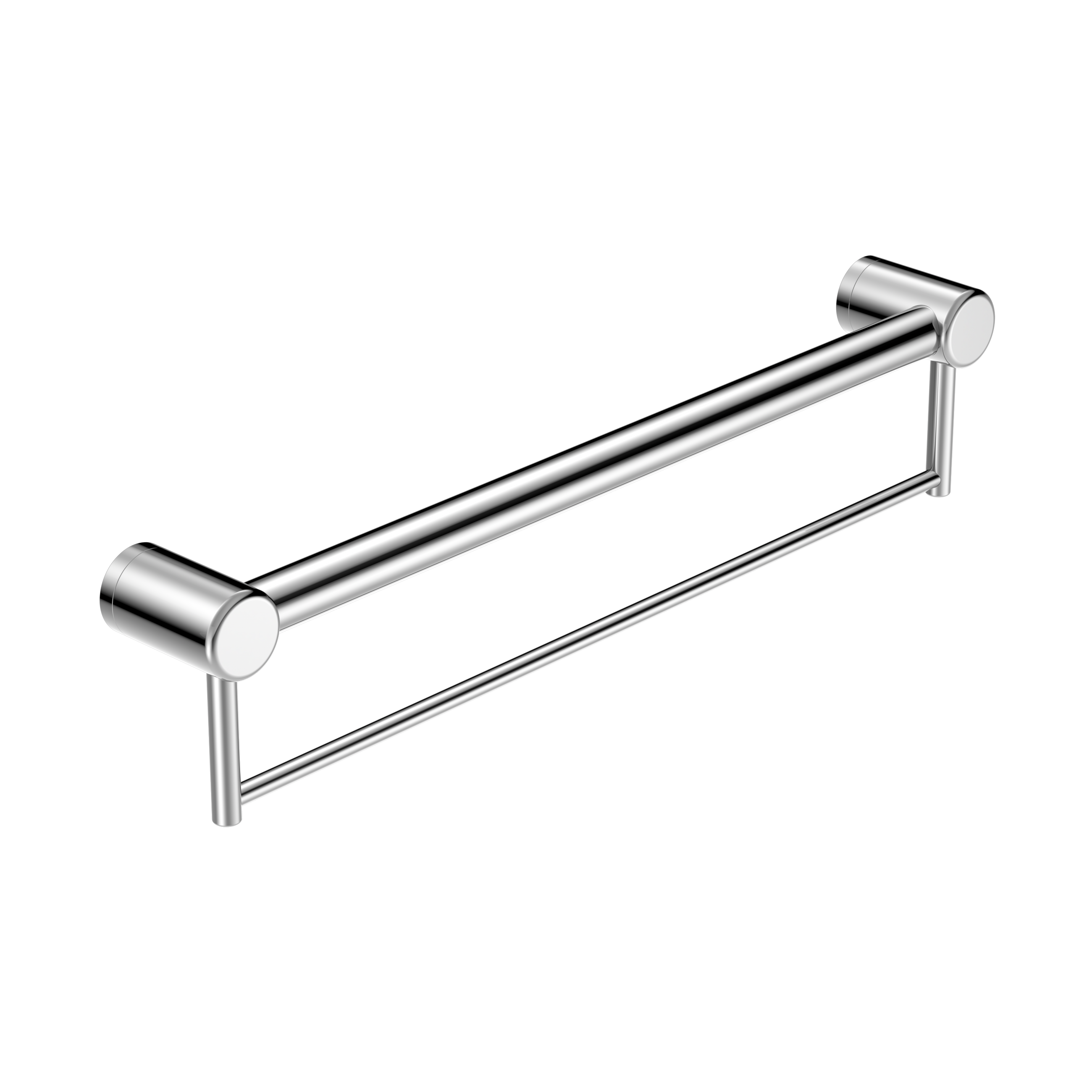 Mecca Care 32mm Grab Rail With Towel Holder 600mm Chrome