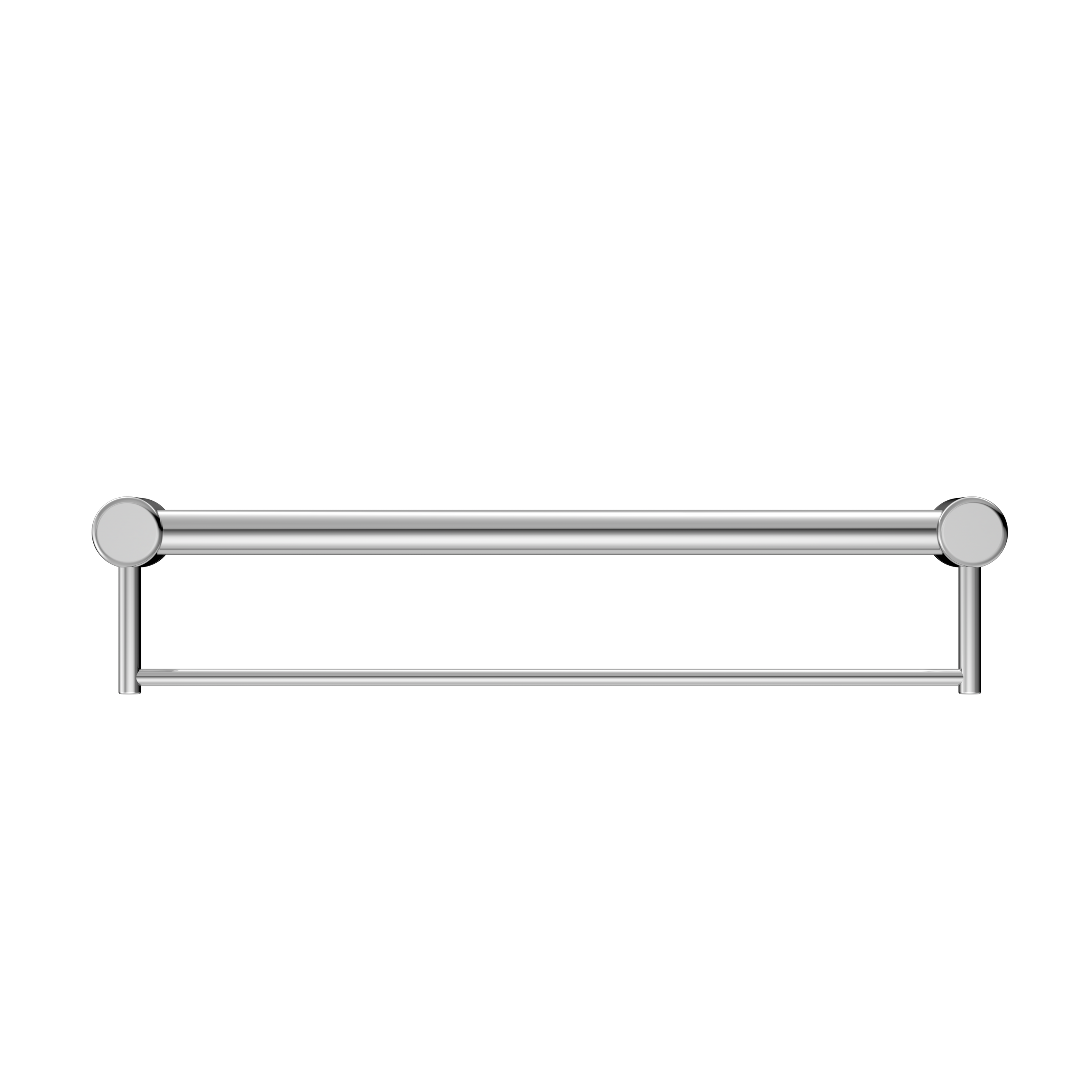 Mecca Care 32mm Grab Rail With Towel Holder 600mm Chrome