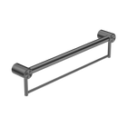 Mecca Care 32mm Grab Rail With Towel Holder 600mm Gun Metal