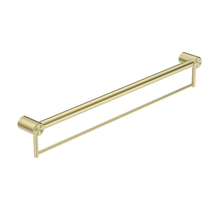 Mecca Care 32mm Grab Rail With Towel Holder 900mm Brushed Gold