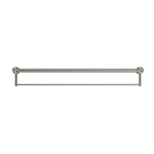 Mecca Care 32mm Grab Rail With Towel Holder 900mm Brushed Nickel