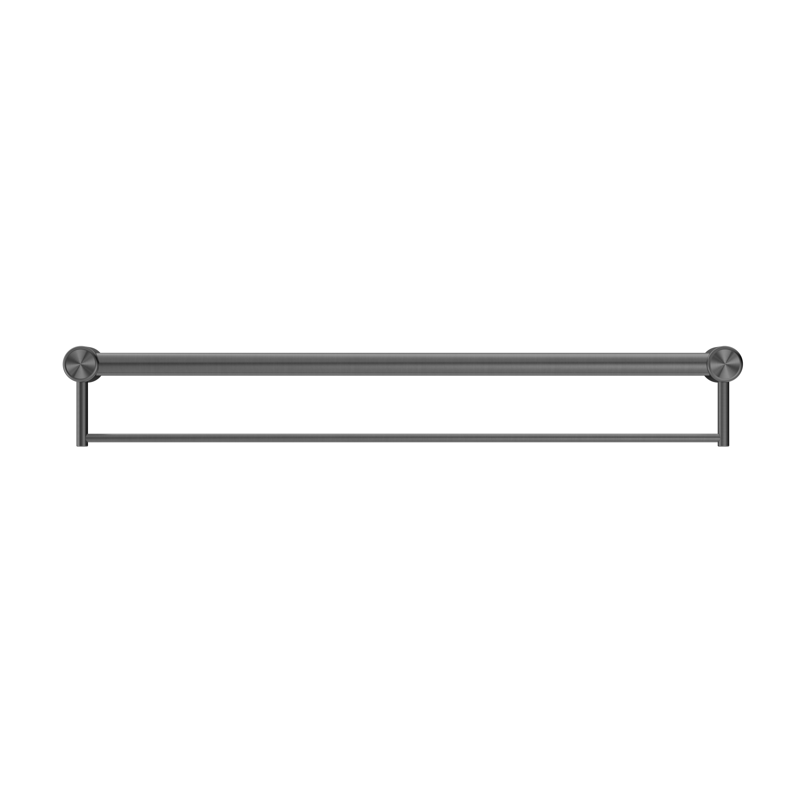 Mecca Care 32mm Grab Rail With Towel Holder 900mm Gun Metal