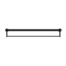 Mecca Care 32mm Grab Rail With Towel Holder 900mm Matte Black