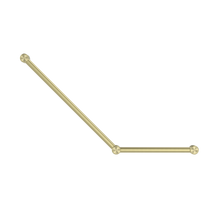 Mecca Care 32mm Ambulant Toilet Grab Rail 45 Degree 750X450mm Brushed Gold