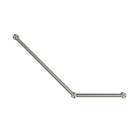 Mecca Care 32mm Ambulant Toilet Grab Rail 45 Degree 750X450mm Brushed Nickel