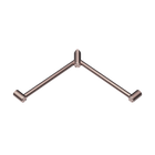 Mecca Care 32mm Wrap Around Corner Grab Rail 600X600mm Brushed Bronze