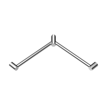 Mecca Care 32mm Wrap Around Corner Grab Rail 600X600mm Chrome