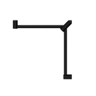 Mecca Care 32mm Wrap Around Corner Grab Rail 600X600mm Matte Black