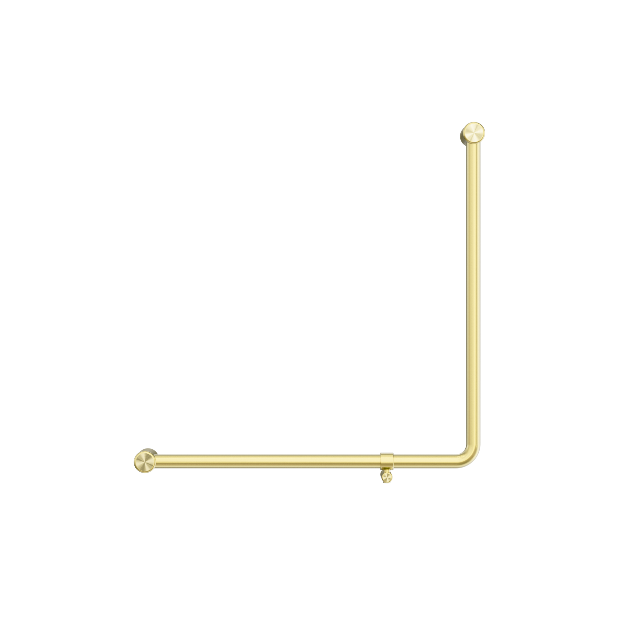 Mecca Care 32mm 90 Degree NZ4121 Accessible Toilet Grab Rail 750X750mm Brushed Gold