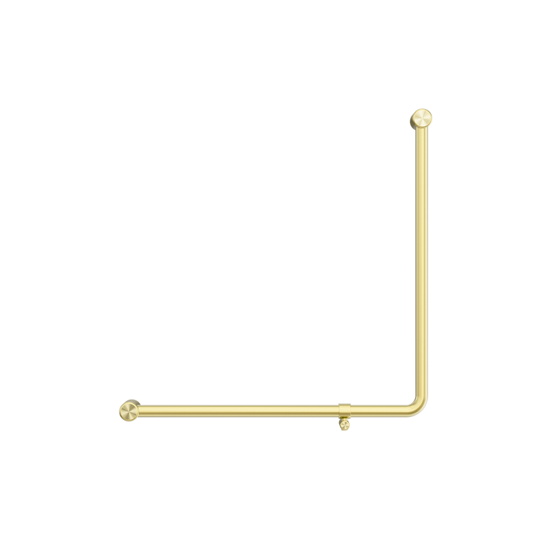 Mecca Care 32mm 90 Degree NZ4121 Accessible Toilet Grab Rail 750X750mm Brushed Gold