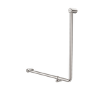 Mecca Care 32mm 90 Degree NZ4121 Accessible Toilet Grab Rail 750X750mm Brushed Nickel