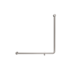 Mecca Care 32mm 90 Degree NZ4121 Accessible Toilet Grab Rail 750X750mm Brushed Nickel