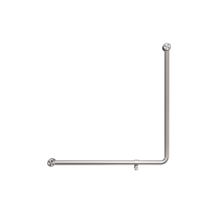 Mecca Care 32mm 90 Degree NZ4121 Accessible Toilet Grab Rail 750X750mm Brushed Nickel