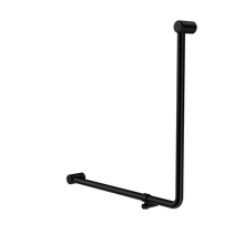 Mecca Care 32mm 90 Degree NZ4121 Accessible Toilet Grab Rail 750X750mm Matte Black