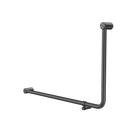 Mecca Care 32mm DDA Accessible Toilet 90 Degree Bent Tube Grab Rail 600X1000mm Gun Metal