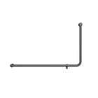 Mecca Care 32mm DDA Accessible Toilet 90 Degree Bent Tube Grab Rail 600X1000mm Gun Metal