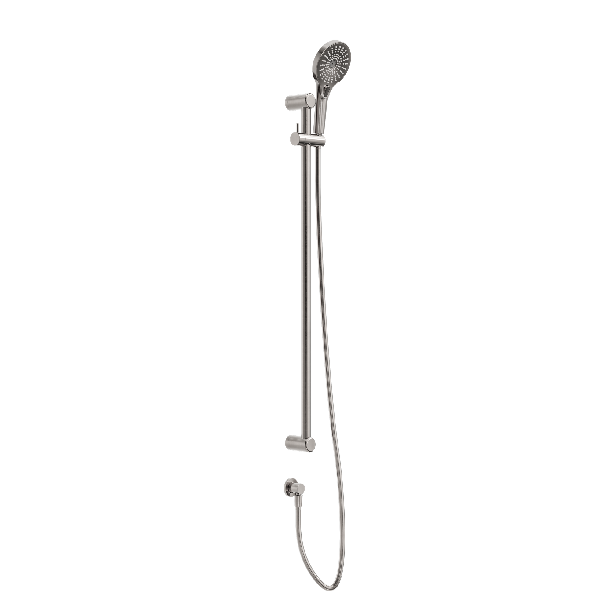 Mecca Care 25mm Grab Rail And Adjustable Shower Rail Set 900mm Brushed Nickel