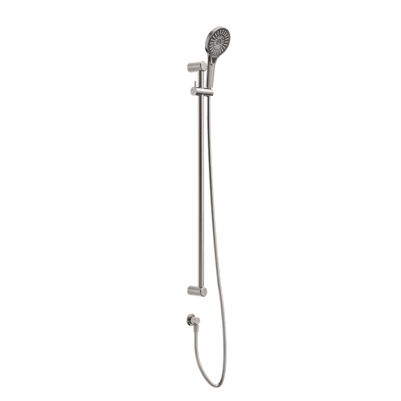 Mecca Care 25mm Grab Rail And Adjustable Shower Rail Set 900mm Brushed Nickel