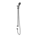 Mecca Care 25mm Grab Rail And Adjustable Shower Rail Set 900mm Gun Metal