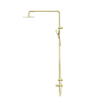 Mecca Care 25mm Grab Rail 900mm Twin Shower Set Brushed Gold