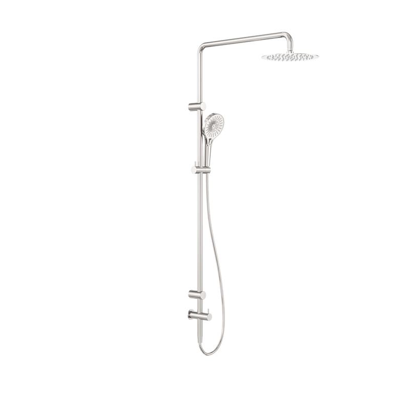 Mecca Care 25mm Grab Rail 900mm Twin Shower Set Brushed Nickel