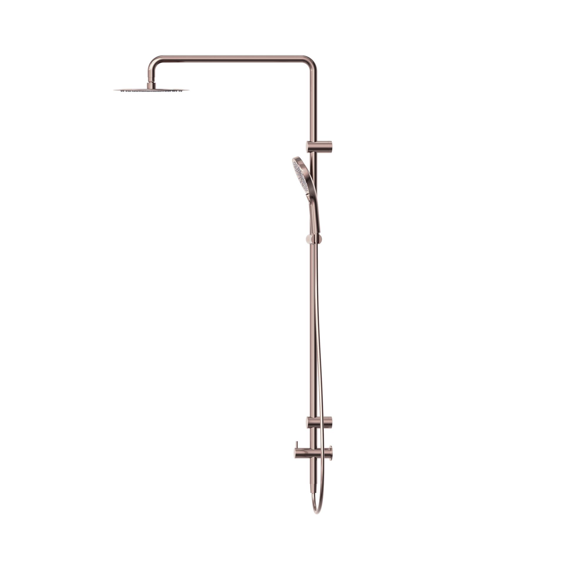 Mecca Care 25mm Grab Rail 900mm Twin Shower Set Brushed Bronze