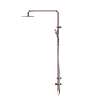 Mecca Care 25mm Grab Rail 900mm Twin Shower Set Brushed Bronze