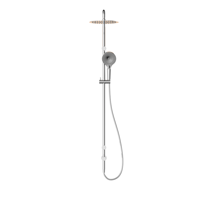 Mecca Care 25mm Grab Rail 900mm Twin Shower Set Chrome