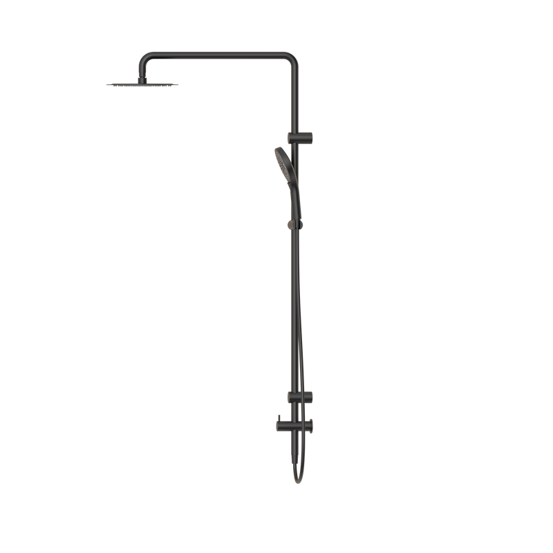 Mecca Care 25mm Grab Rail 900mm Twin Shower Set Matte Black