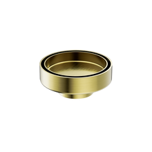 100mm Round Tile Insert Floor Waste 50mm Outlet Brushed Gold