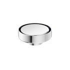100mm Round Tile Insert Floor Waste 50mm Outlet Chrome