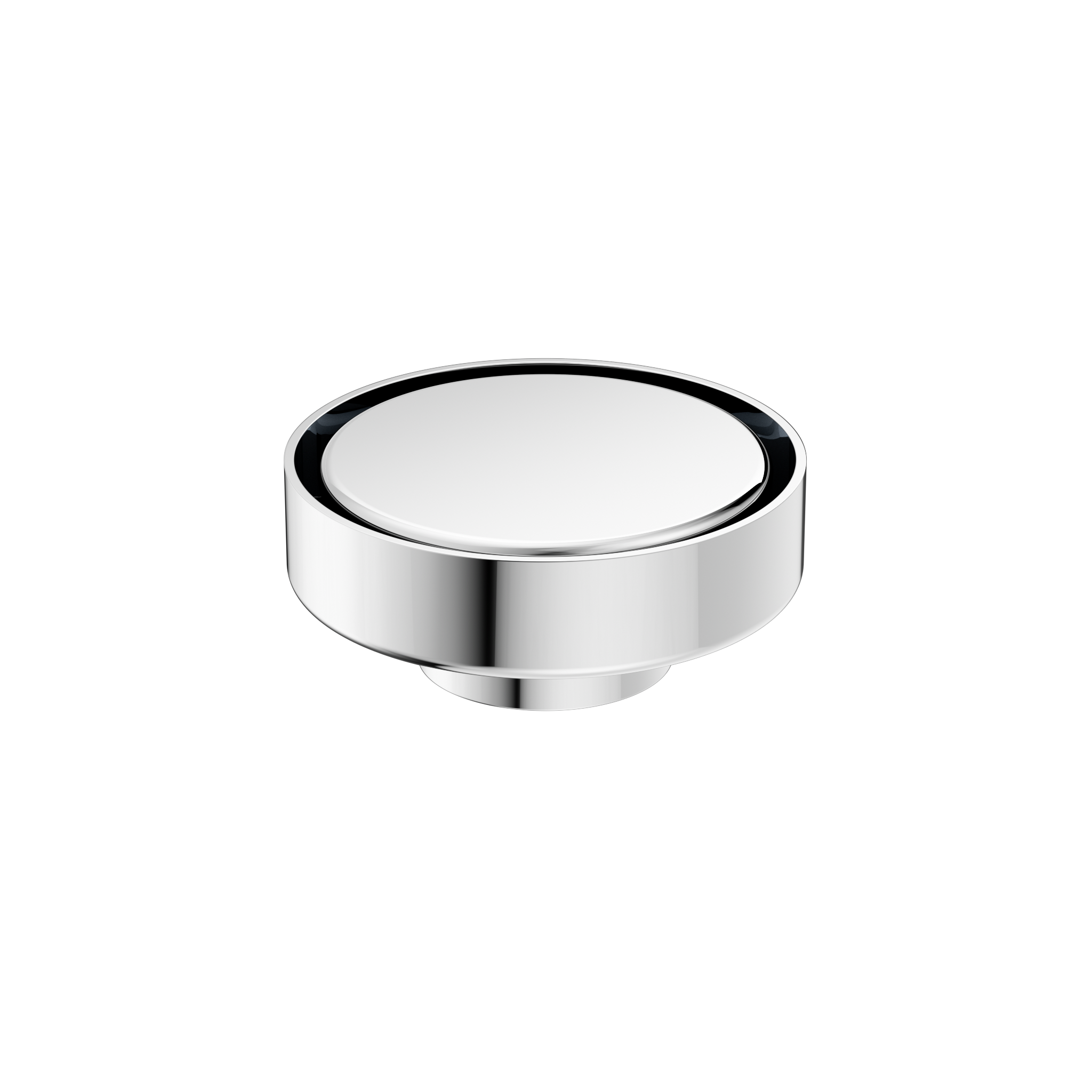 100mm Round Tile Insert Floor Waste 50mm Outlet Chrome