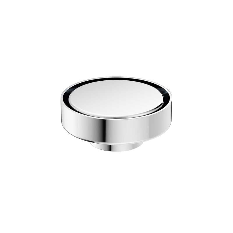 100mm Round Tile Insert Floor Waste 50mm Outlet Chrome