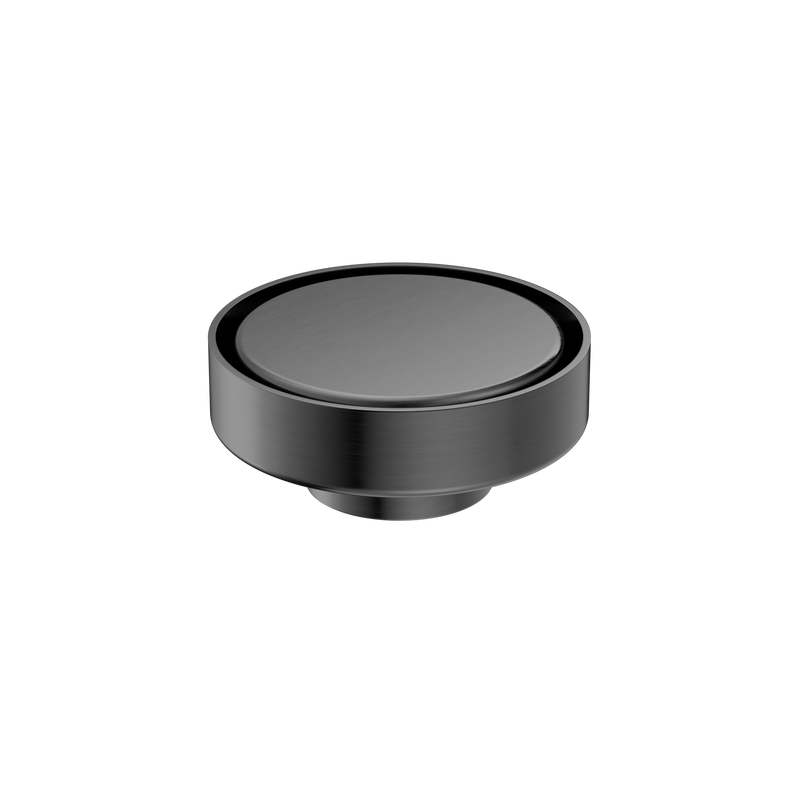 100mm Round Tile Insert Floor Waste 50mm Outlet Gun Metal