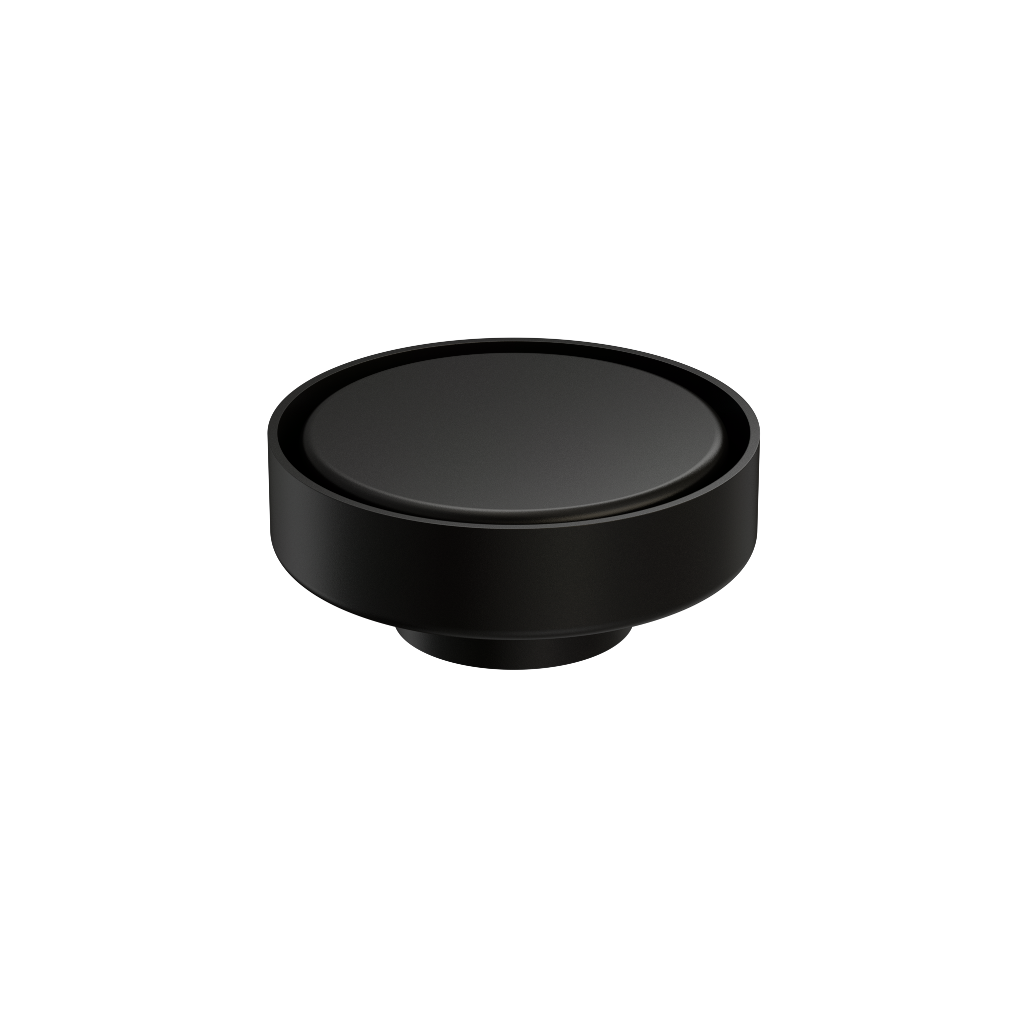 100mm Round Tile Insert Floor Waste 50mm Outlet Matte Black