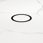 100mm Round Tile Insert Floor Waste 50mm Outlet Matte Black