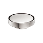 130mm Round Tile Insert Floor Waste 80mm Outlet Brushed Nickel